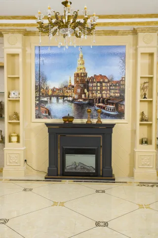 Semineu electric Caesar Black