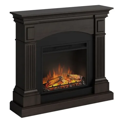 SEMINEU MAGNA ESPRESSO WENGE CU FOCAR ELECTRIC POWERFLAME 23 INCH