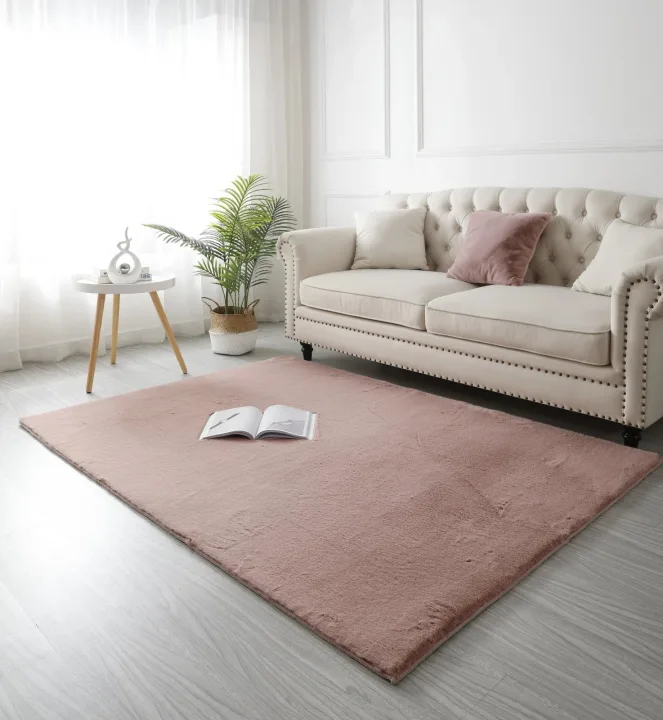 Covor blanita ecologica roz antiderapant SL020
