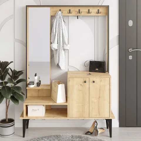 Cuier Culoare Stejar 114 X 170 X 35 Andy
