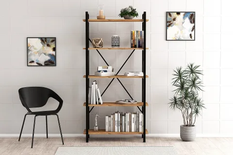 Raft Stil Industrial 100 X 180 X 34 Nero Elit
