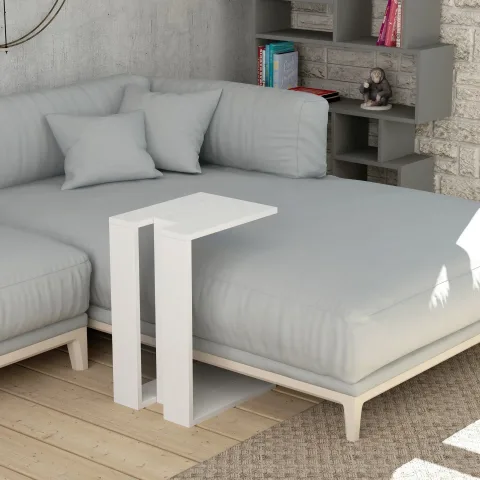 Masuta Cafea Muju - White 30 X 57 X 40