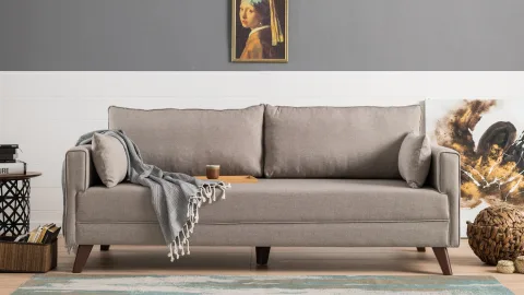 Canapea Living Bella Sofa Bed - Cream 208 X 85 X 81