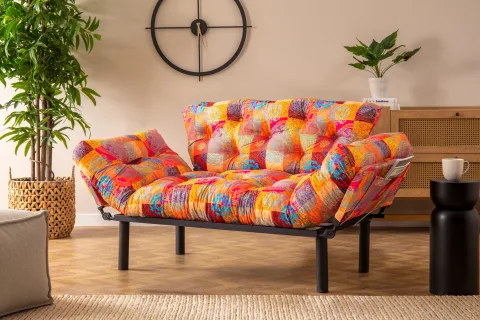 Canapea Multicolor Extensibila Nitta - Patchwork