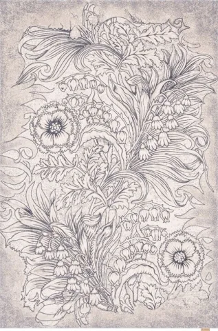 Covor lana Mawson Polar White