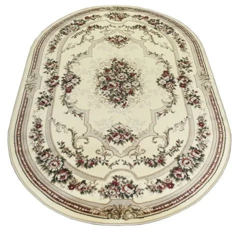 Covor Crem / Bej model floral