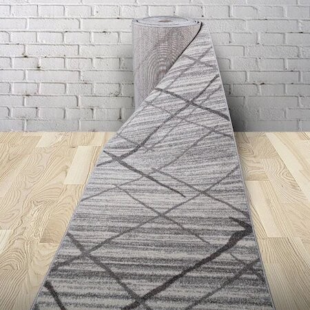 Traversa Beenom design romburi gri-bej 1012-125