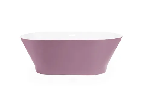 Cada baie freestanding Oslo pastel-violet 170cm X 80cm