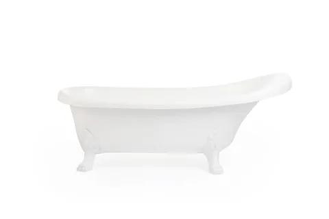 Cada freestanding retro model alb 170cm X 70cm