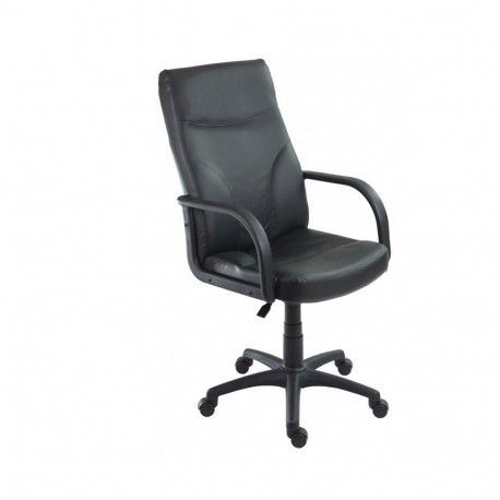 Scaun directorial Riva negru piele eco