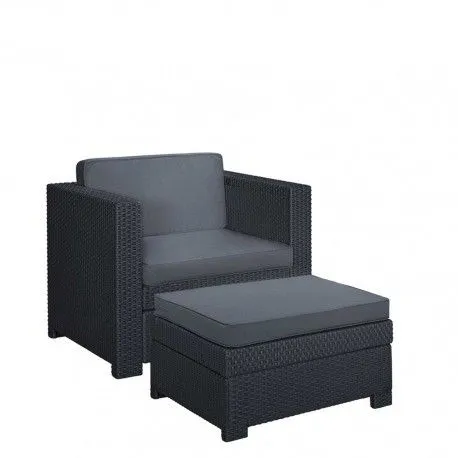Set scaun si masuta terasa, grafit