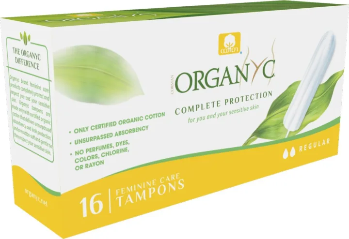 Tampoane Regular din bumbac organic 16 buc Organyc