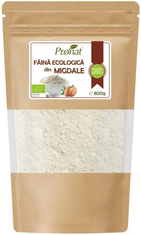 Faina de migdale bio, 800g Pronat