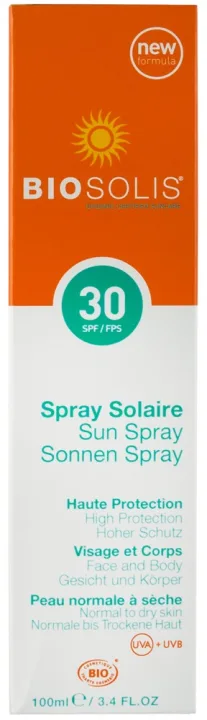 Spray de soare cu protectie solara, SPF 30+, 100ml Biosolis