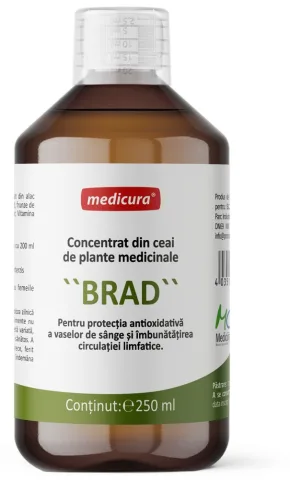 Concentrat din plante medicinale brad 250ml Medicura
