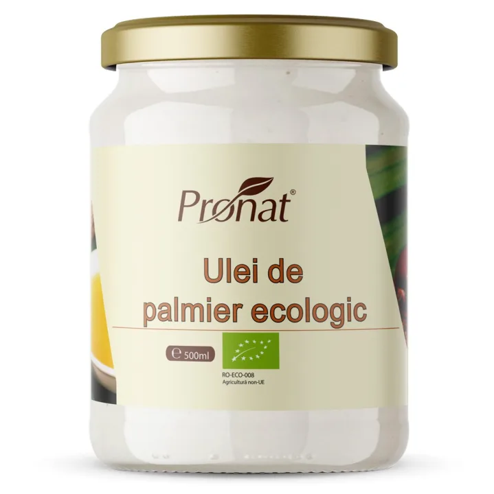 Ulei de palmier bio, 500ml Pronat