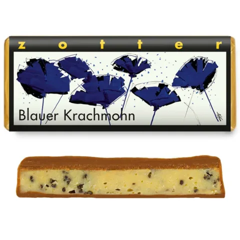 Bio + fair ciocolata cu lapte si mac, 70g Zotter