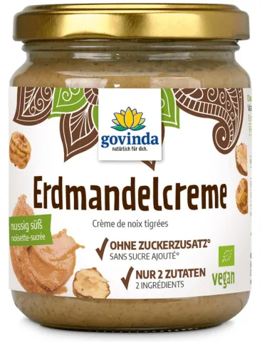 Crema bio din migdale de pamant, 250g Govinda