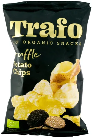 Chipsuri bio din cartofi cu trufe negre, 100g Trafo