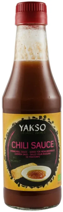 Sos bio de chili pachetele de primavara, 240ml Yakso