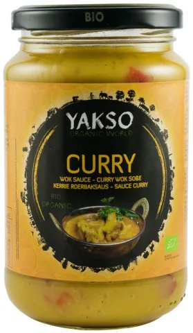 Sos bio de curry pentru wok, 350g Yakso