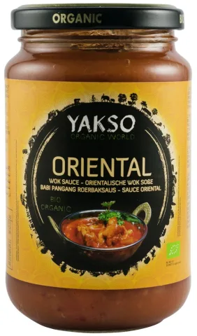 Sos bio oriental pentru wok, 350g Yakso