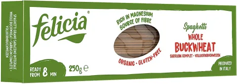 Spaghetti bio din hrisca 250g Felicia