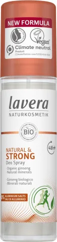 Deodorant spray bio, Natural & Strong, 75ml Lavera