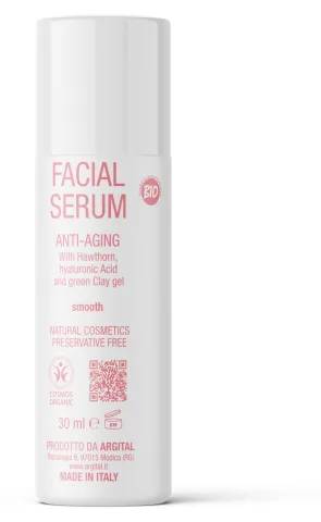 Ser facial anti-aging, cu paducel, acid hialuronic si argila verde, 30ml Argital