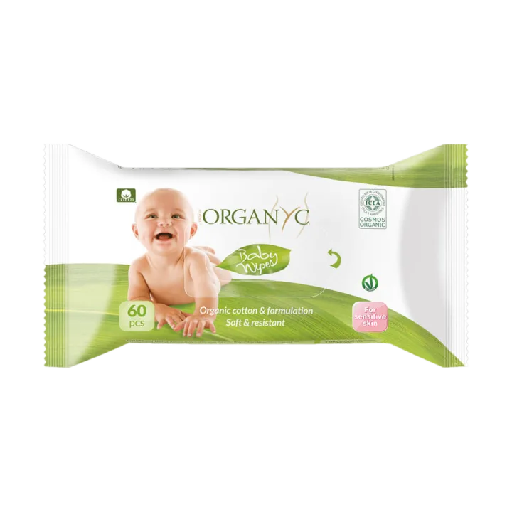 Servetele umede Baby 60 buc Organyc
