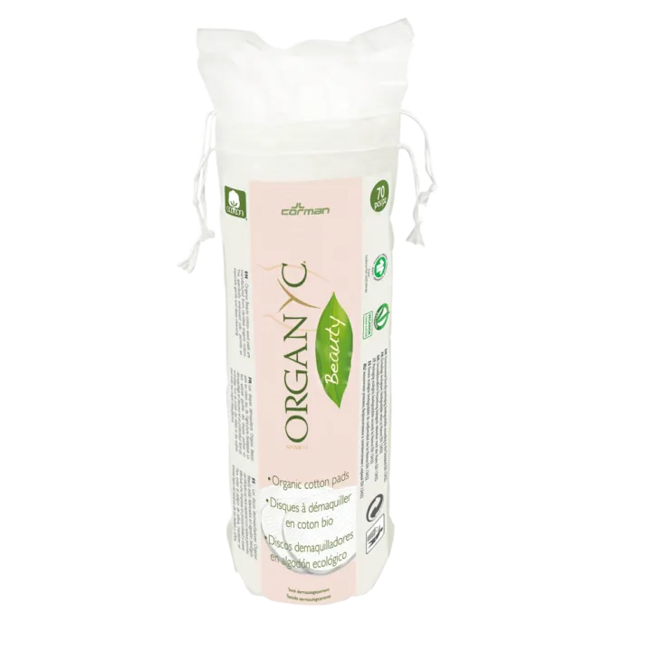 Dischete demachiante din bumbac organic 70 buc Organyc