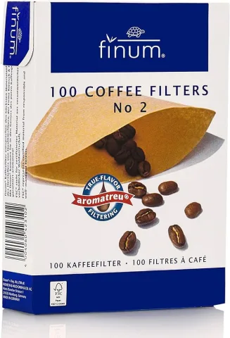 Filtre pentru cafea, marimea 2, 100 buc, Finum
