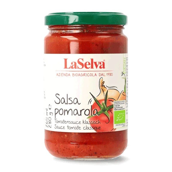 Sos de rosii bio pomarola, 280g laselva