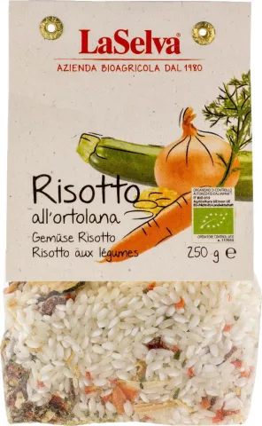 Risotto bio cu legume, 250g LaSelva