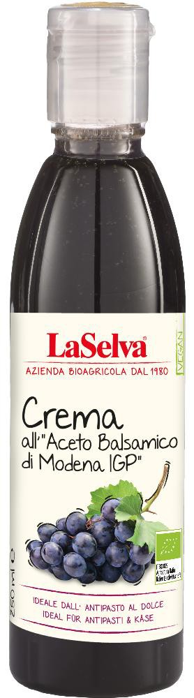 Crema bio de otet balsamic Modena IGP, 250ml LaSelva