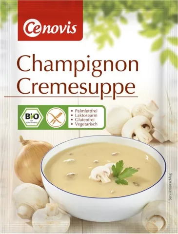 Supa crema bio de ciuperci Champignon, 60g cenovis