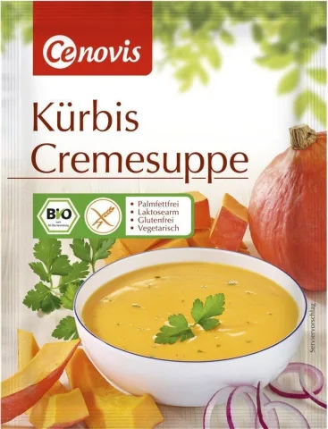 Supa crema bio de dovleac, 40g cenovis