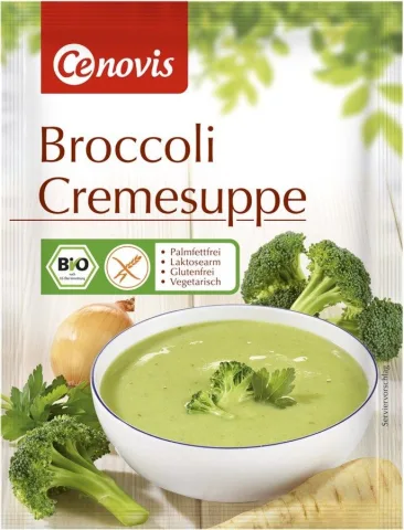 Supa crema bio de broccoli, 45g cenovis