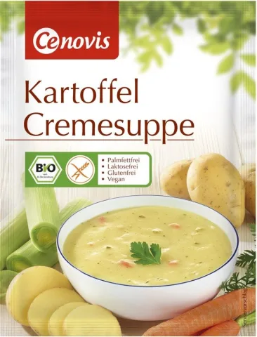 Supa crema bio de cartofi, 48g cenovis