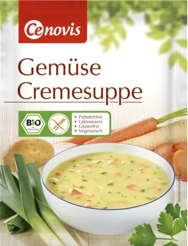 Supa crema bio de legume, 64g cenovis