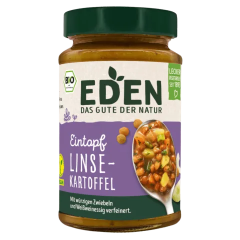 Tocana bio de cartofi si linte, 400g eden