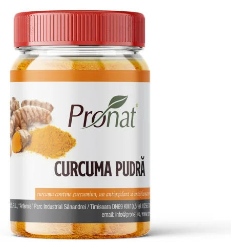 Curcuma pudra, 150g Pronat