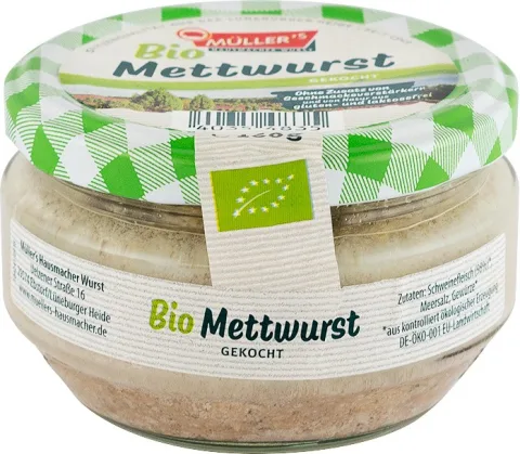 Specialitate bio din carne de porc cu condimente, 160g