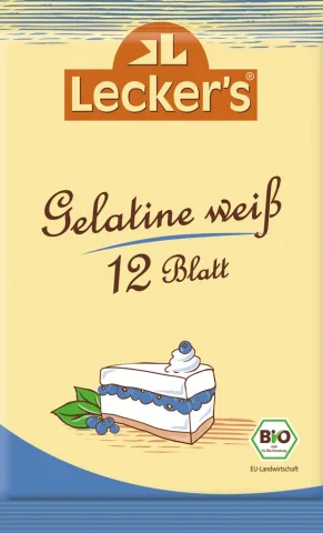 Gelatina alba bio 12 foi 20g Lecker's