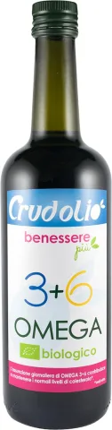 Ulei bio omega 3+6, 750ml Crudolio