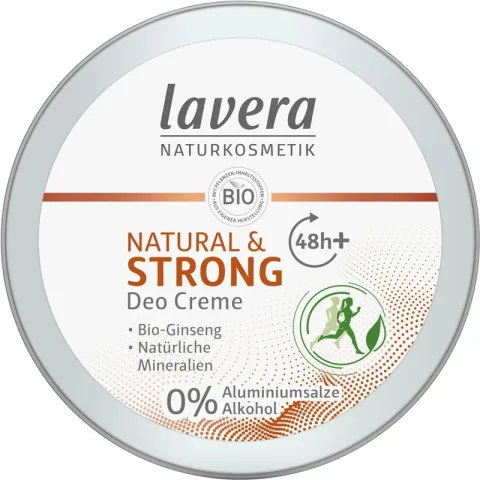 Deodorant crema Natural & Strong, 50ml Lavera