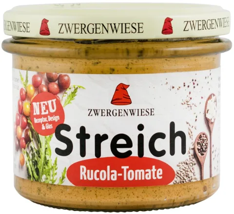 Crema tartinabila bio vegetala cu rosii si rucola, 180g Zwergenwiese