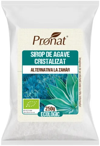 Sirop de agave cristalizat, bio 250g Pronat