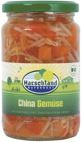 Salata de legume in stil chinezesc, bio, 330g / 175g Marschland Naturkost