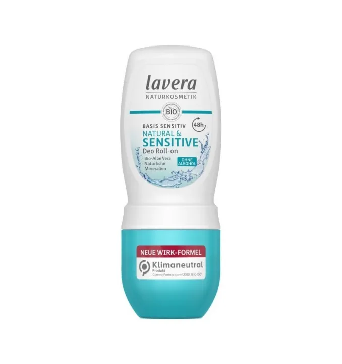 Deodorant Roll-on cu aloe vera, Basis Sensitive 24h 50ml Lavera